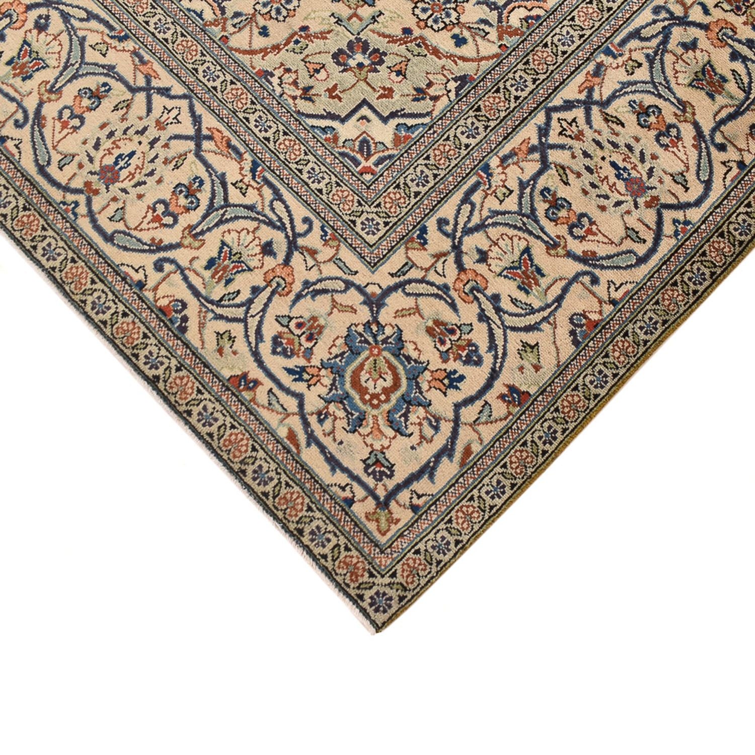 Alfombra persa - Keshan - 295 x 190 cm - arena