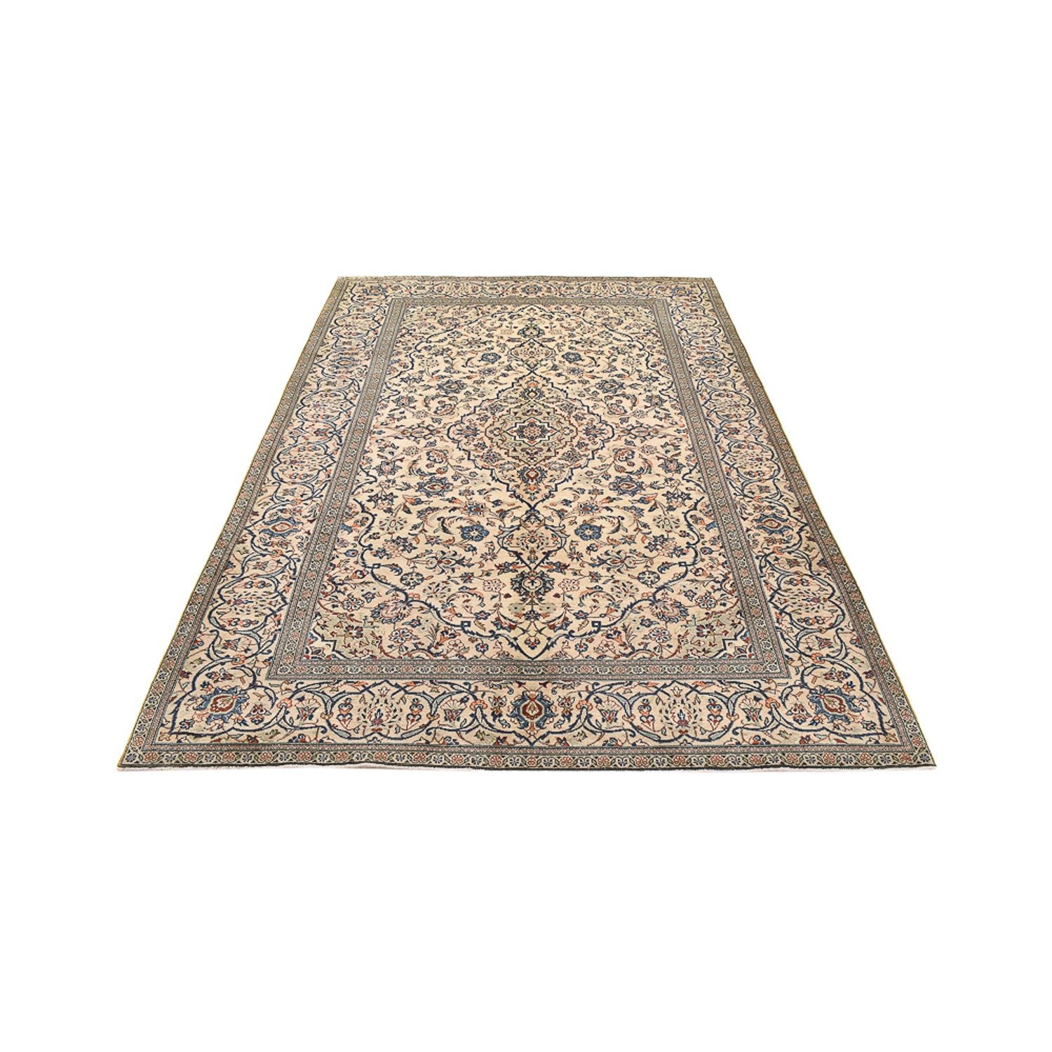 Alfombra persa - Keshan - 295 x 190 cm - arena