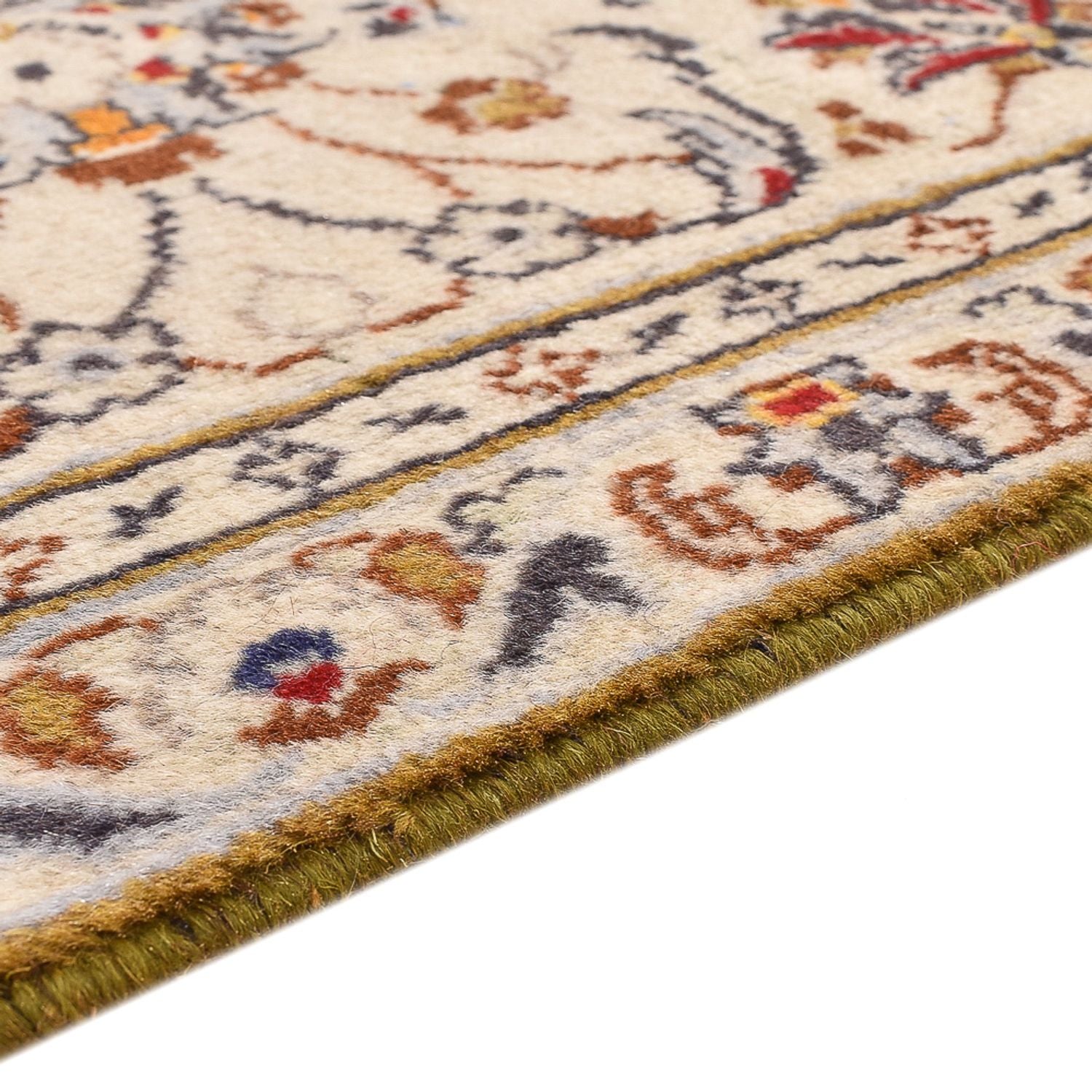 Alfombra persa - Keshan - 296 x 198 cm - beige