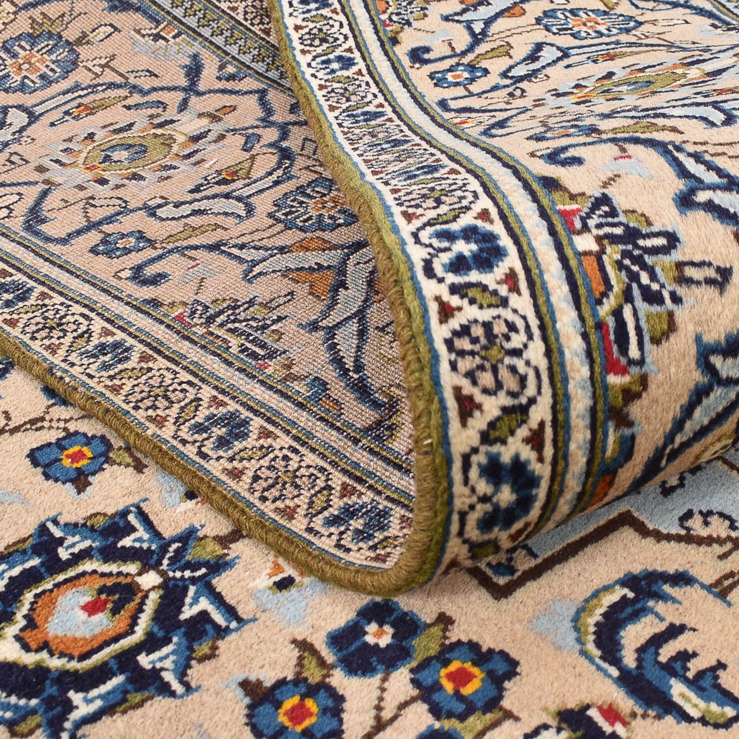 Alfombra persa - Keshan - 300 x 195 cm - arena
