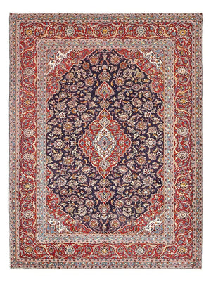 Alfombra persa - Keshan - 340 x 255 cm - rojo oscuro