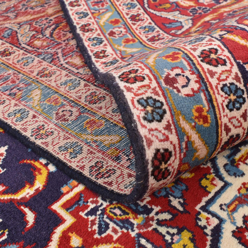 Alfombra persa - Keshan - 340 x 255 cm - rojo oscuro