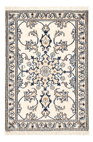 Alfombra persa - Nain - 89 x 60 cm - crema