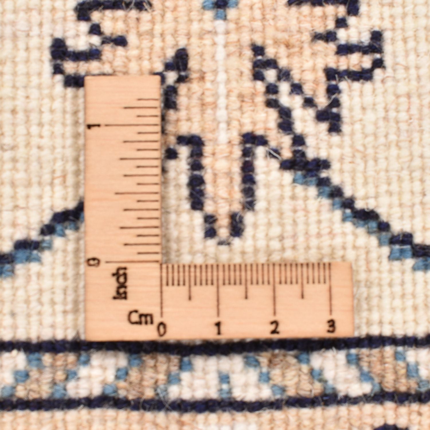 Alfombra persa - Nain - 89 x 60 cm - crema