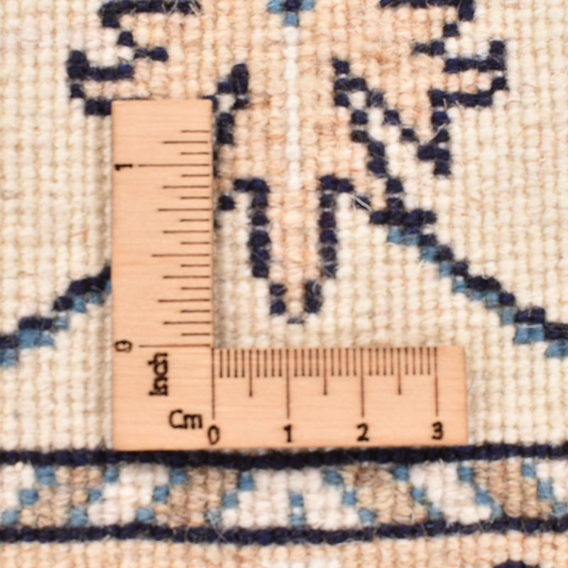 Alfombra persa - Nain - 89 x 60 cm - crema