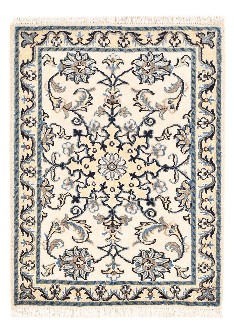 Alfombra persa - Nain - 84 x 59 cm - crema