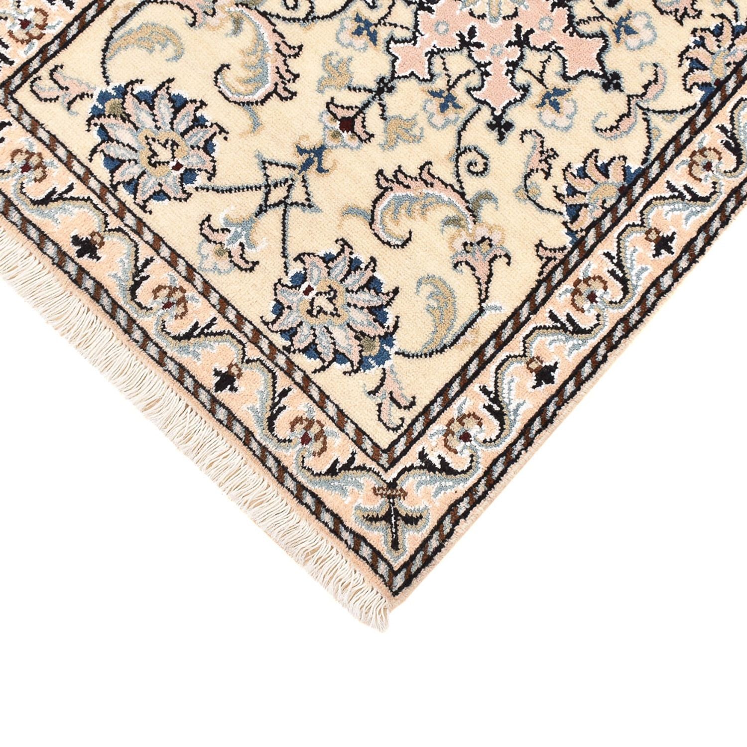 Alfombra persa - Nain - 87 x 57 cm - beige