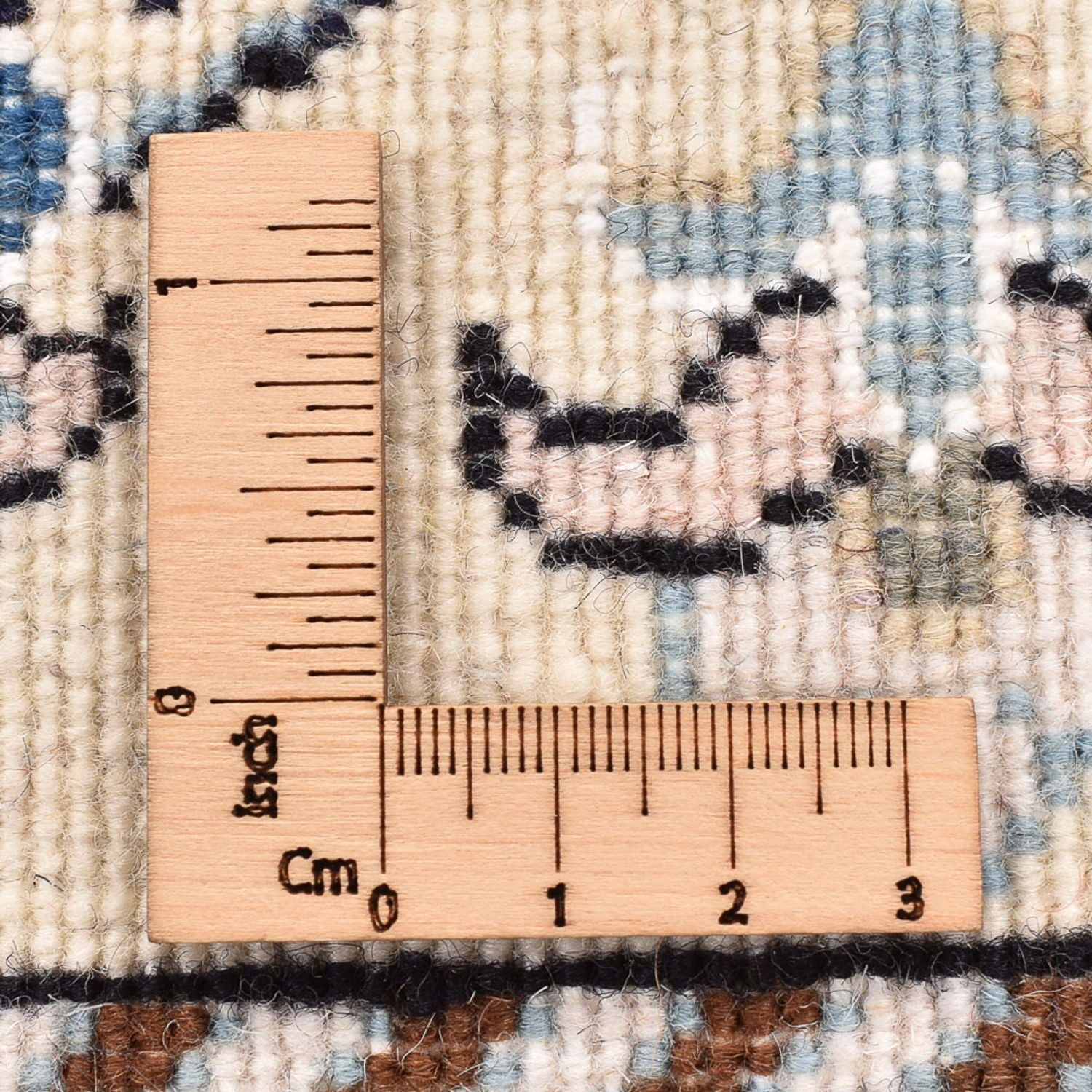 Alfombra persa - Nain - 87 x 57 cm - beige