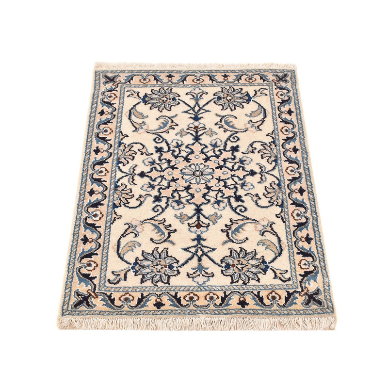Alfombra persa - Nain - 87 x 57 cm - beige