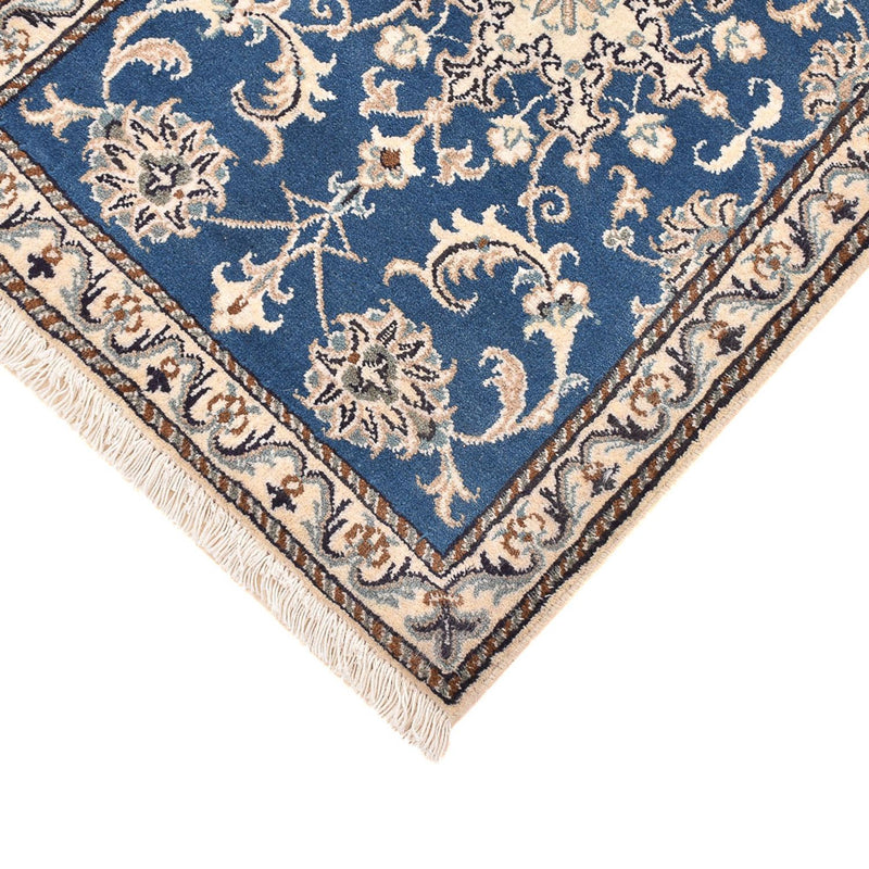 Alfombra persa - Nain - 88 x 60 cm - azul