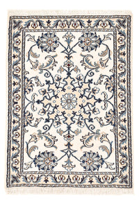 Alfombra persa - Nain - 87 x 60 cm - crema