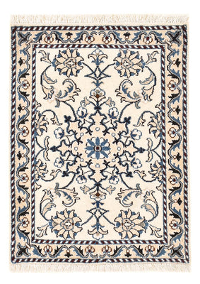 Alfombra persa - Nain - 81 x 57 cm - crema