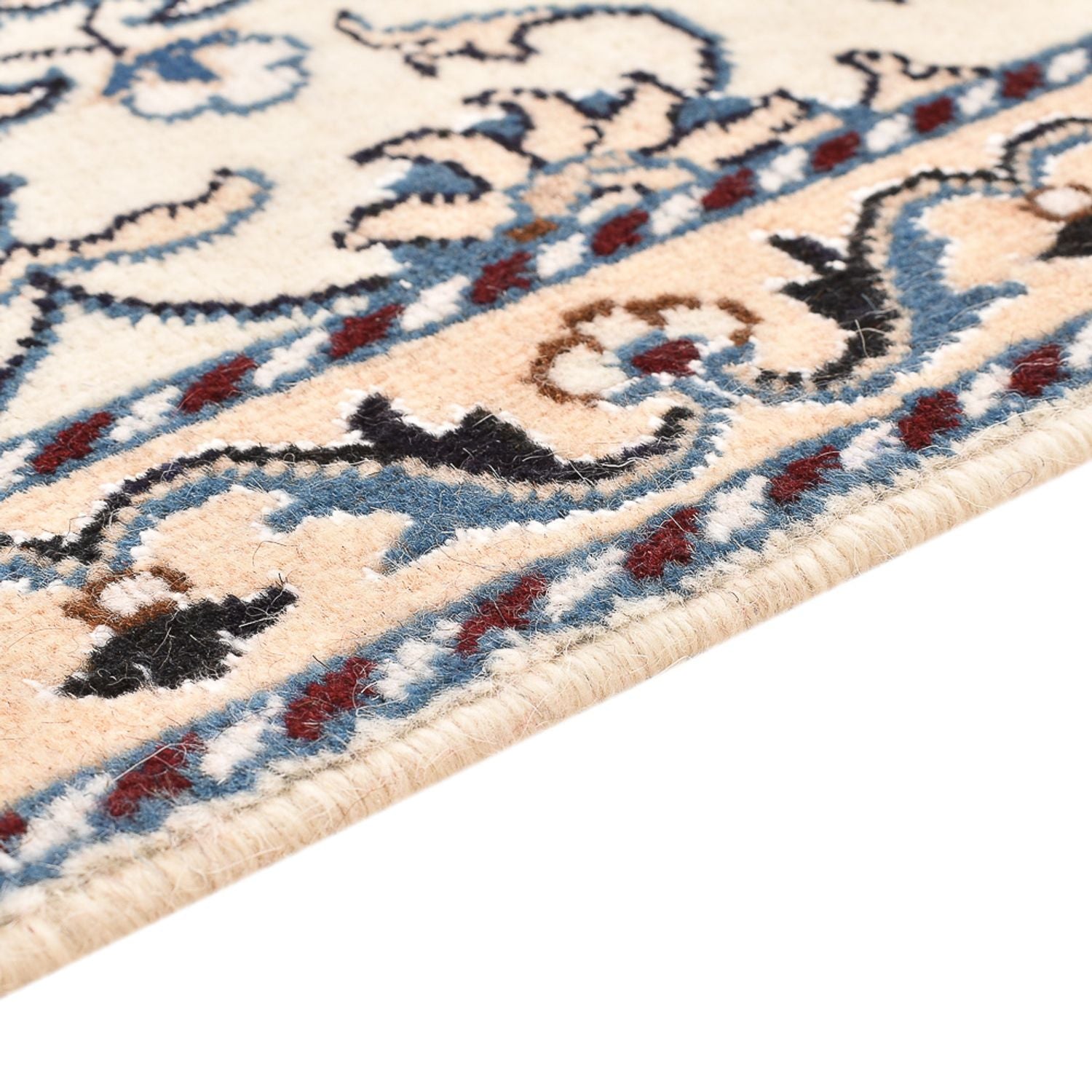 Alfombra persa - Nain - 81 x 57 cm - crema
