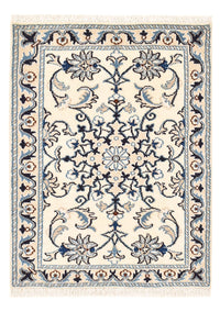 Alfombra persa - Nain - 85 x 60 cm - crema