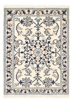 Alfombra persa - Nain - 85 x 60 cm - crema