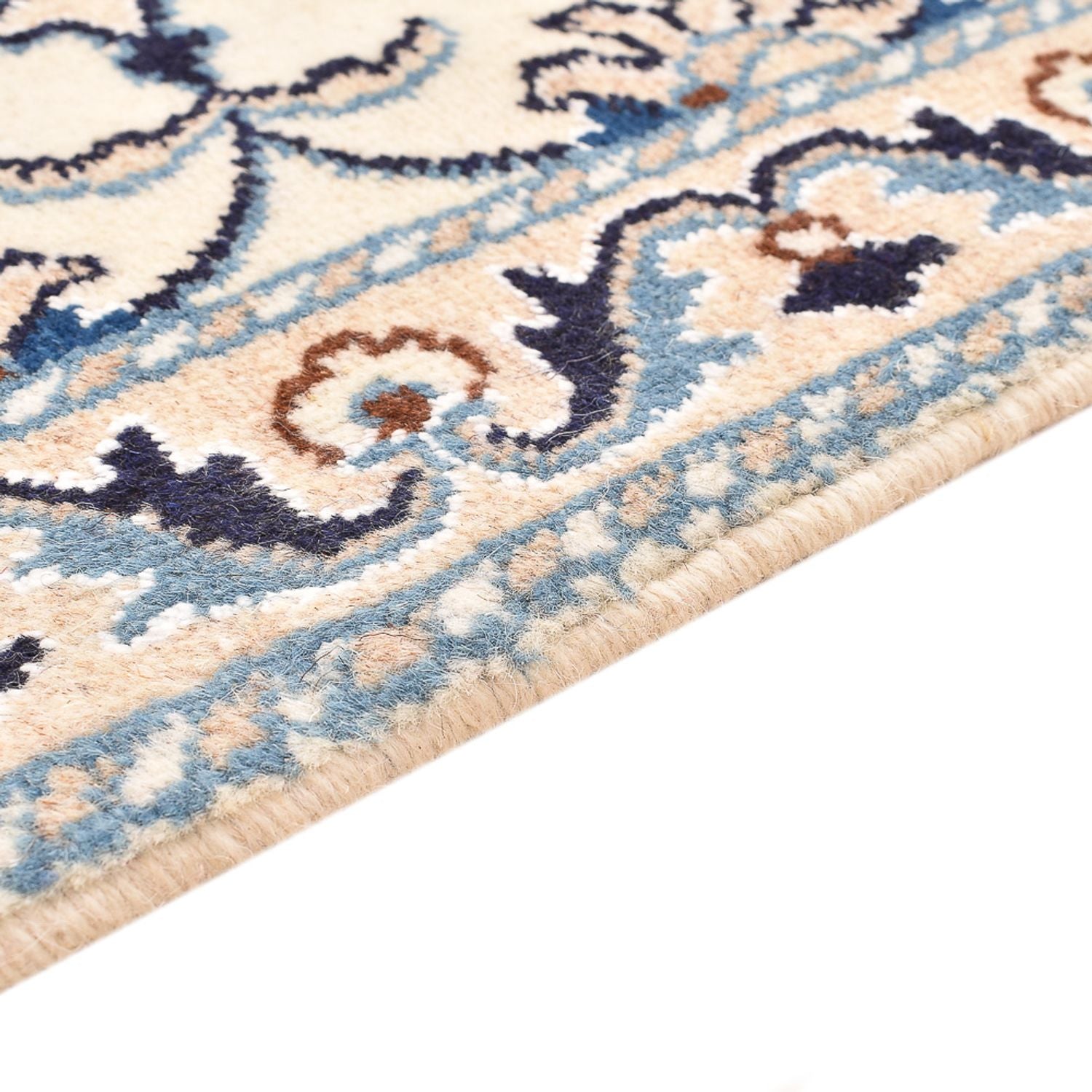 Alfombra persa - Nain - 85 x 60 cm - crema