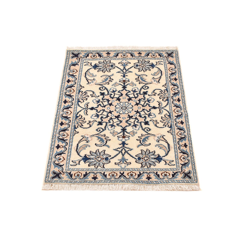 Alfombra persa - Nain - 85 x 60 cm - crema