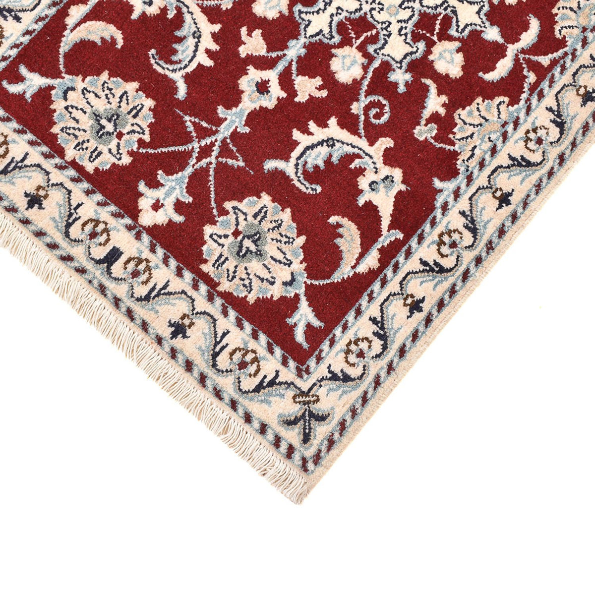 Alfombra persa - Nain - 94 x 60 cm - rojo