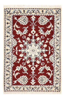 Alfombra persa - Nain - 93 x 61 cm - rojo