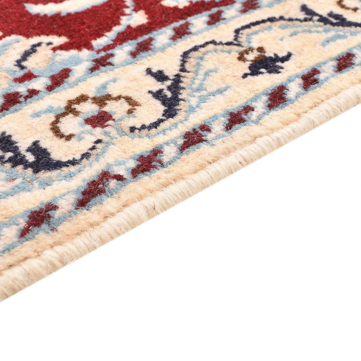 Alfombra persa - Nain - 93 x 61 cm - rojo