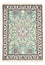 Alfombra persa - Nain - 89 x 60 cm - verde claro