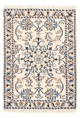 Alfombra persa - Nain - 85 x 58 cm - crema