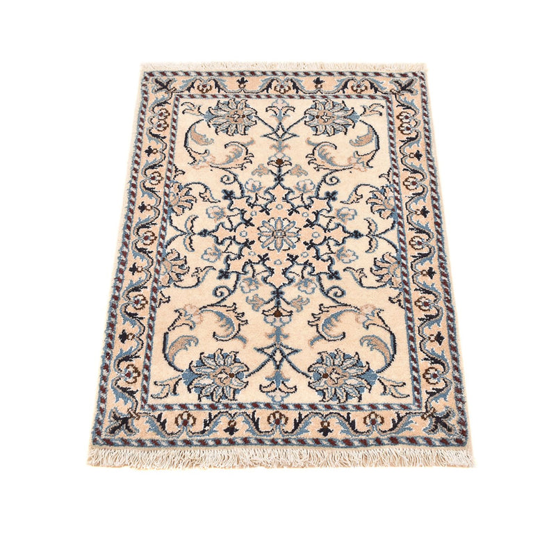Alfombra persa - Nain - 85 x 58 cm - crema