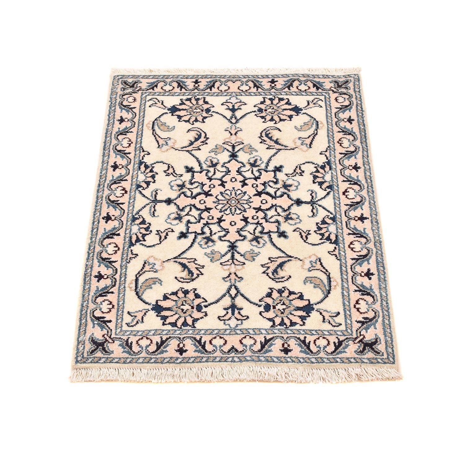 Alfombra persa - Nain - 84 x 58 cm - crema