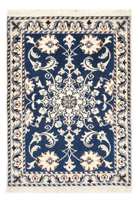 Alfombra persa - Nain - 85 x 60 cm - azul
