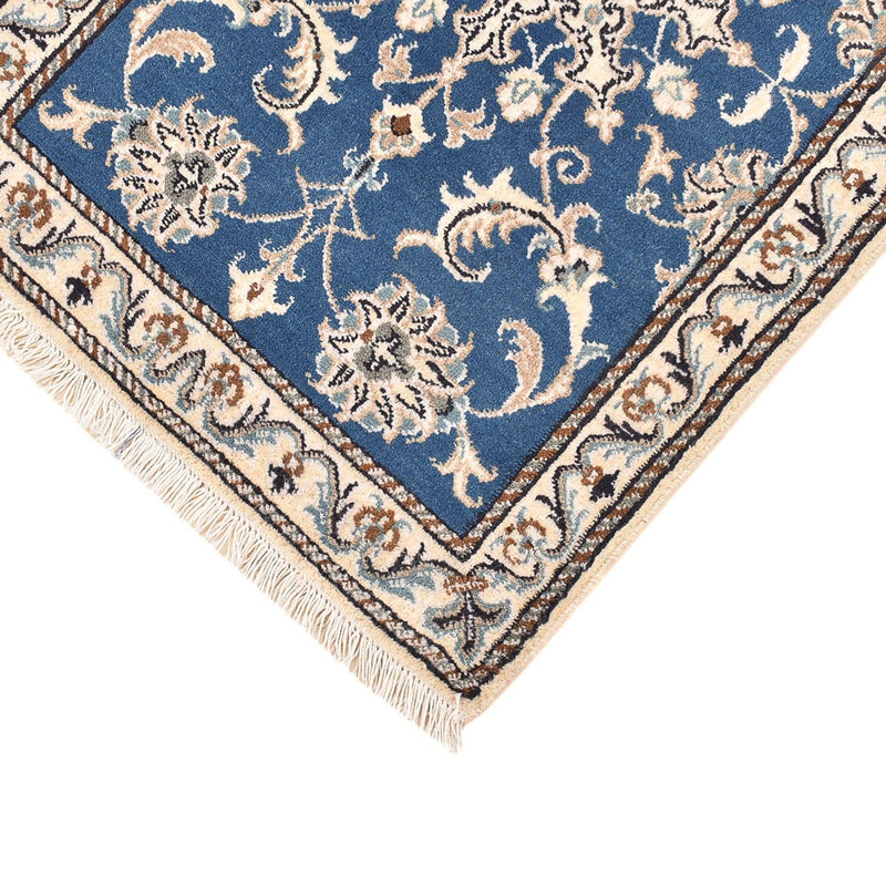 Alfombra persa - Nain - 90 x 58 cm - azul