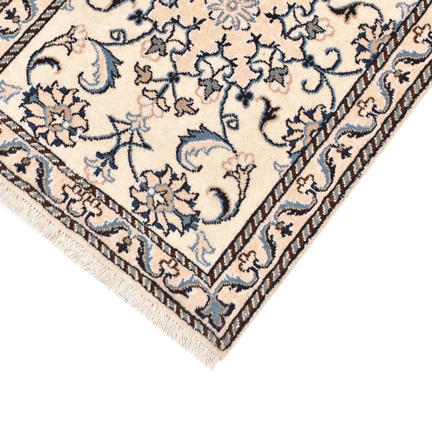 Alfombra persa - Nain - 83 x 58 cm - crema