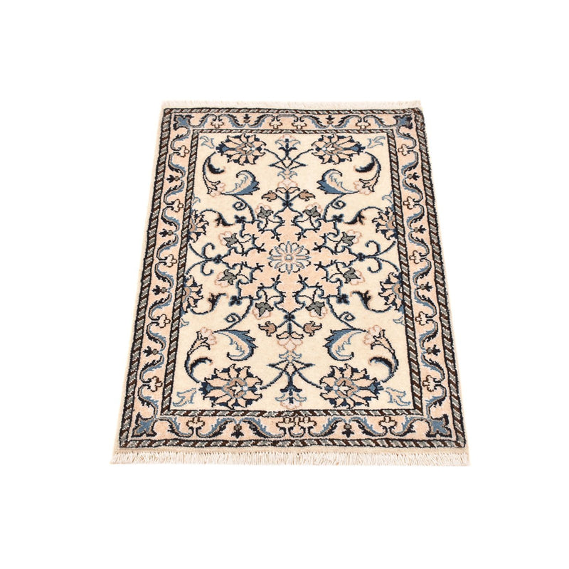 Alfombra persa - Nain - 83 x 58 cm - crema