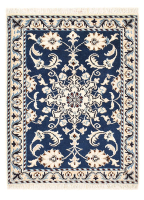 Alfombra persa - Nain - 85 x 60 cm - azul