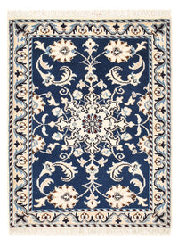Alfombra persa - Nain - 85 x 60 cm - azul