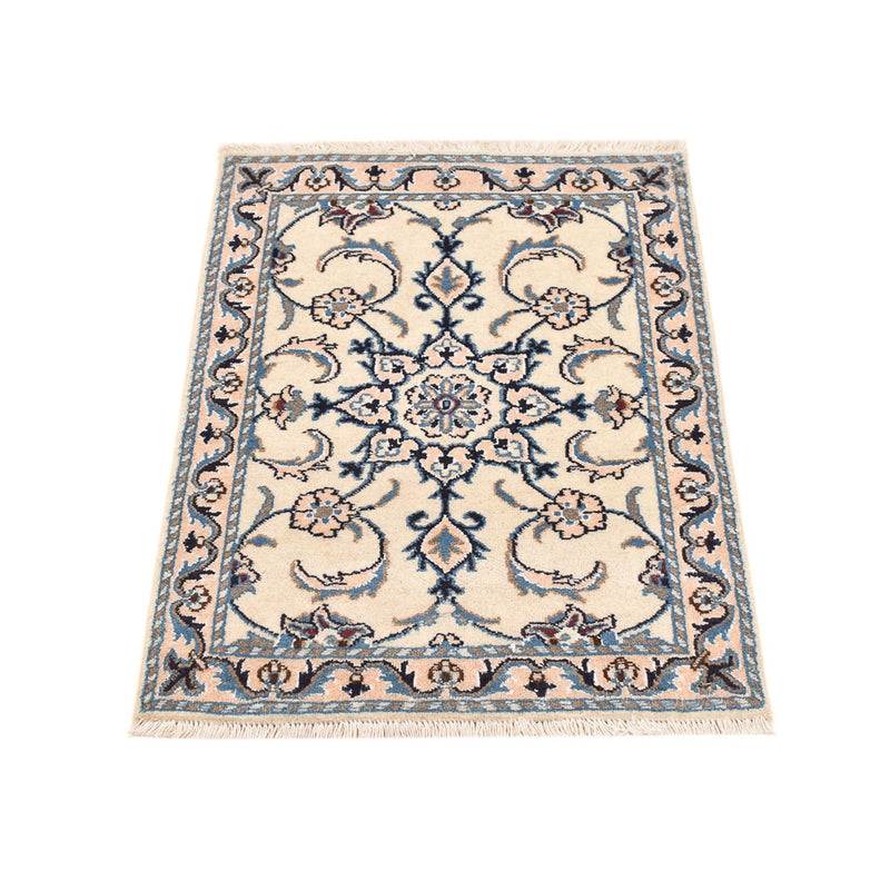 Alfombra persa - Nain - 83 x 60 cm - crema
