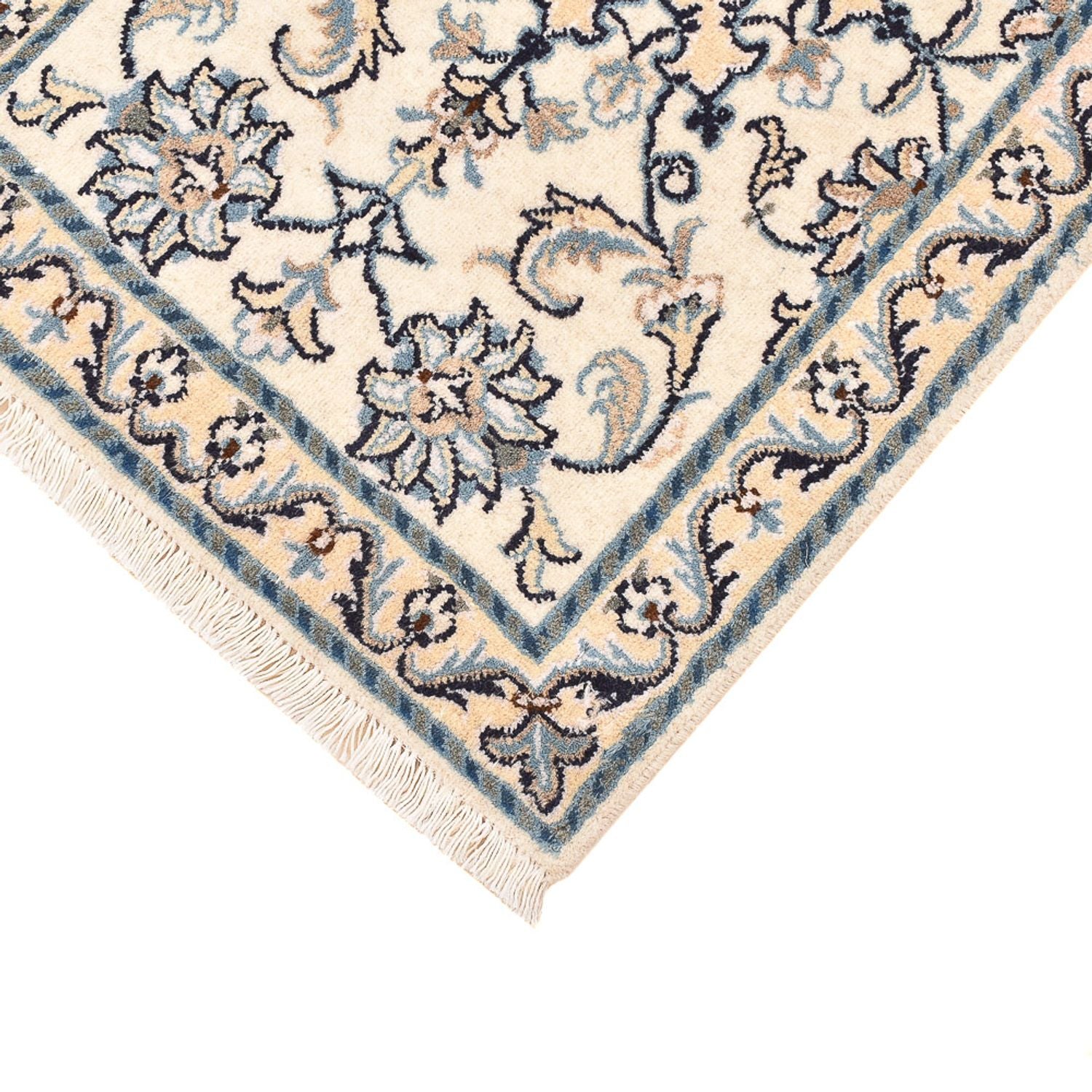 Alfombra persa - Nain - 92 x 56 cm - crema