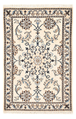 Alfombra persa - Nain - 96 x 60 cm - crema