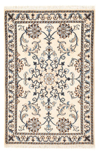 Alfombra persa - Nain - 96 x 60 cm - crema
