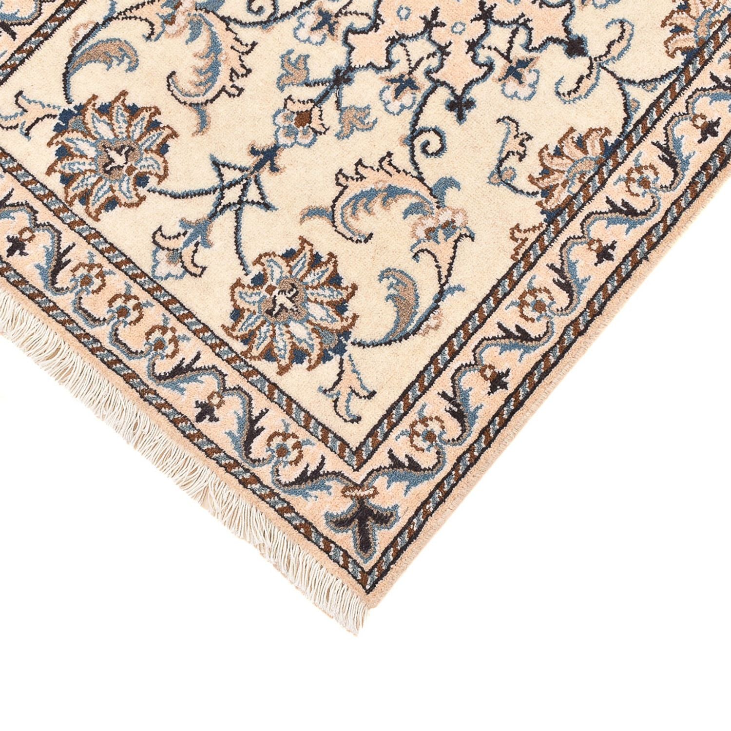 Alfombra persa - Nain - 96 x 60 cm - crema