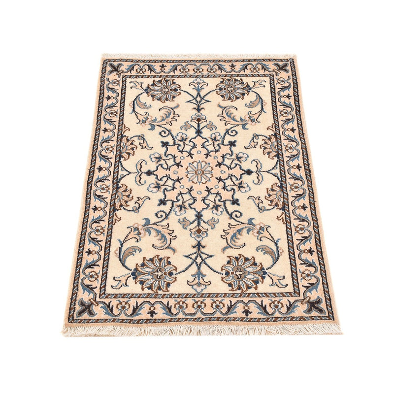 Alfombra persa - Nain - 96 x 60 cm - crema