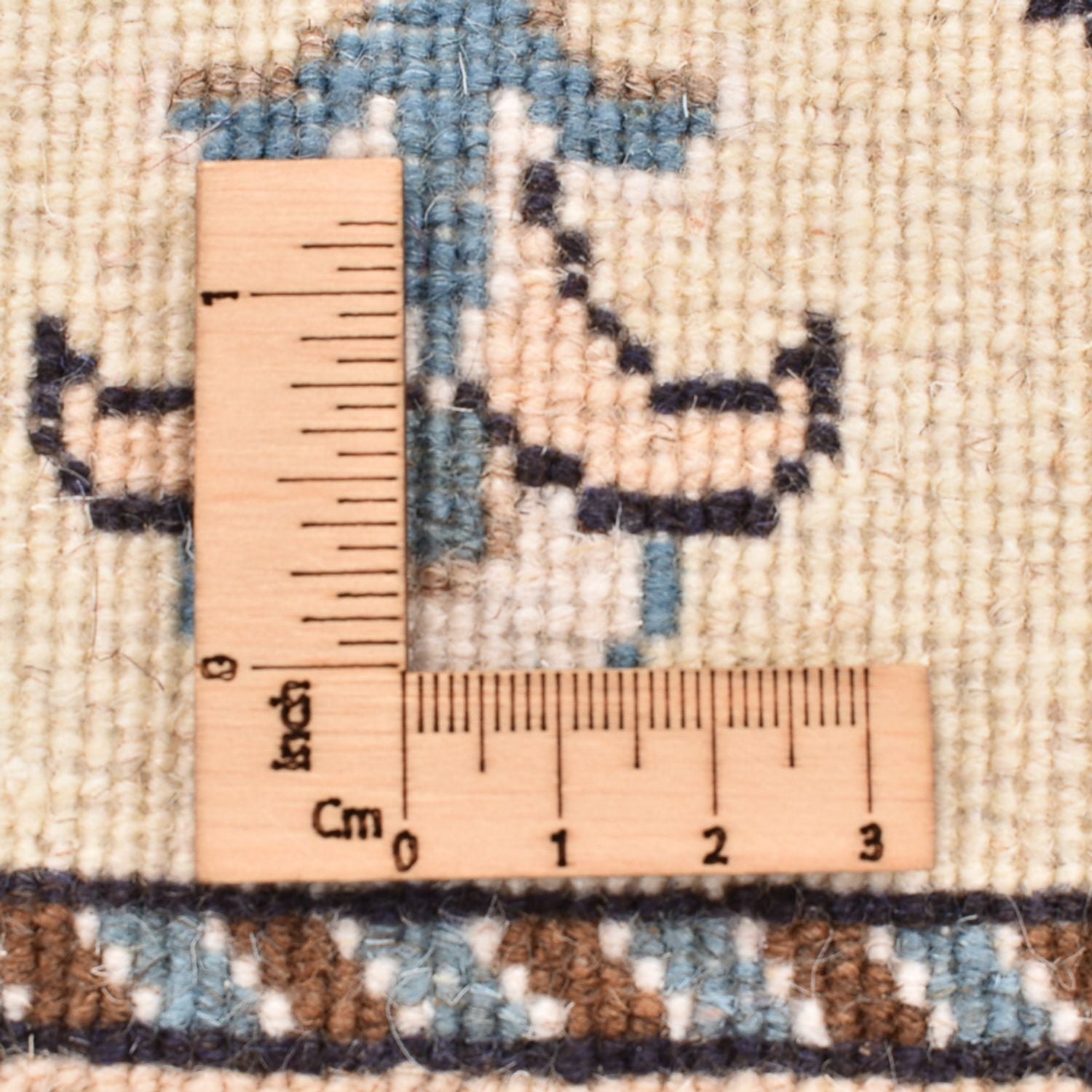 Alfombra persa - Nain - 96 x 60 cm - crema