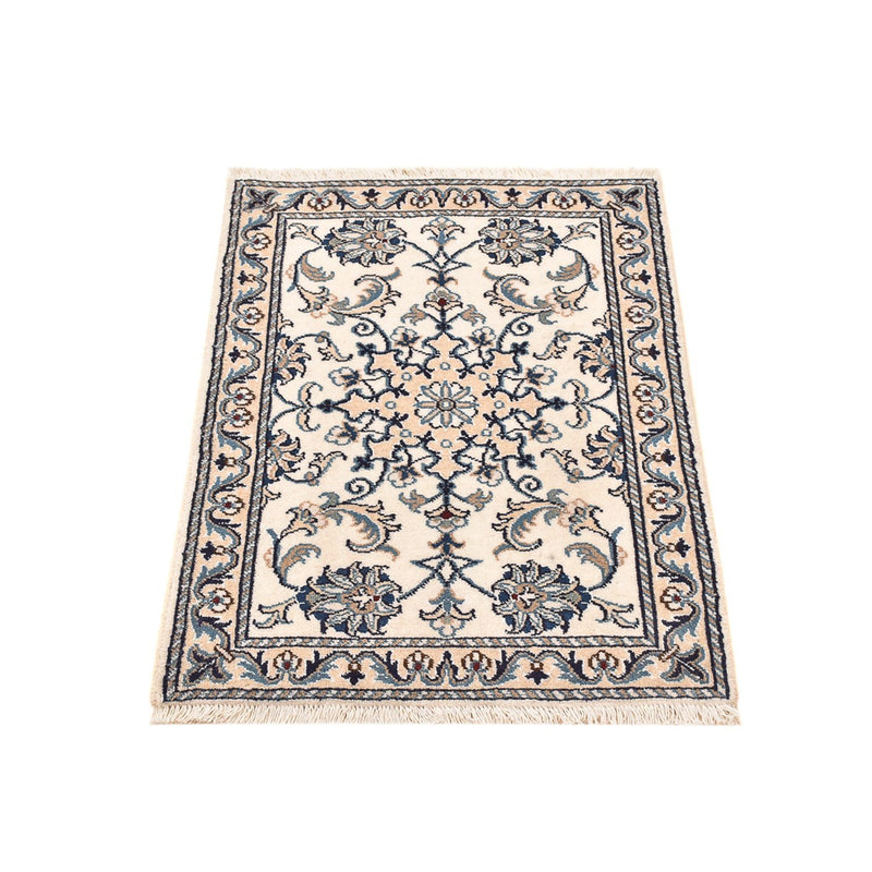 Alfombra persa - Nain - 86 x 60 cm - crema