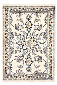 Alfombra persa - Nain - 90 x 60 cm - crema