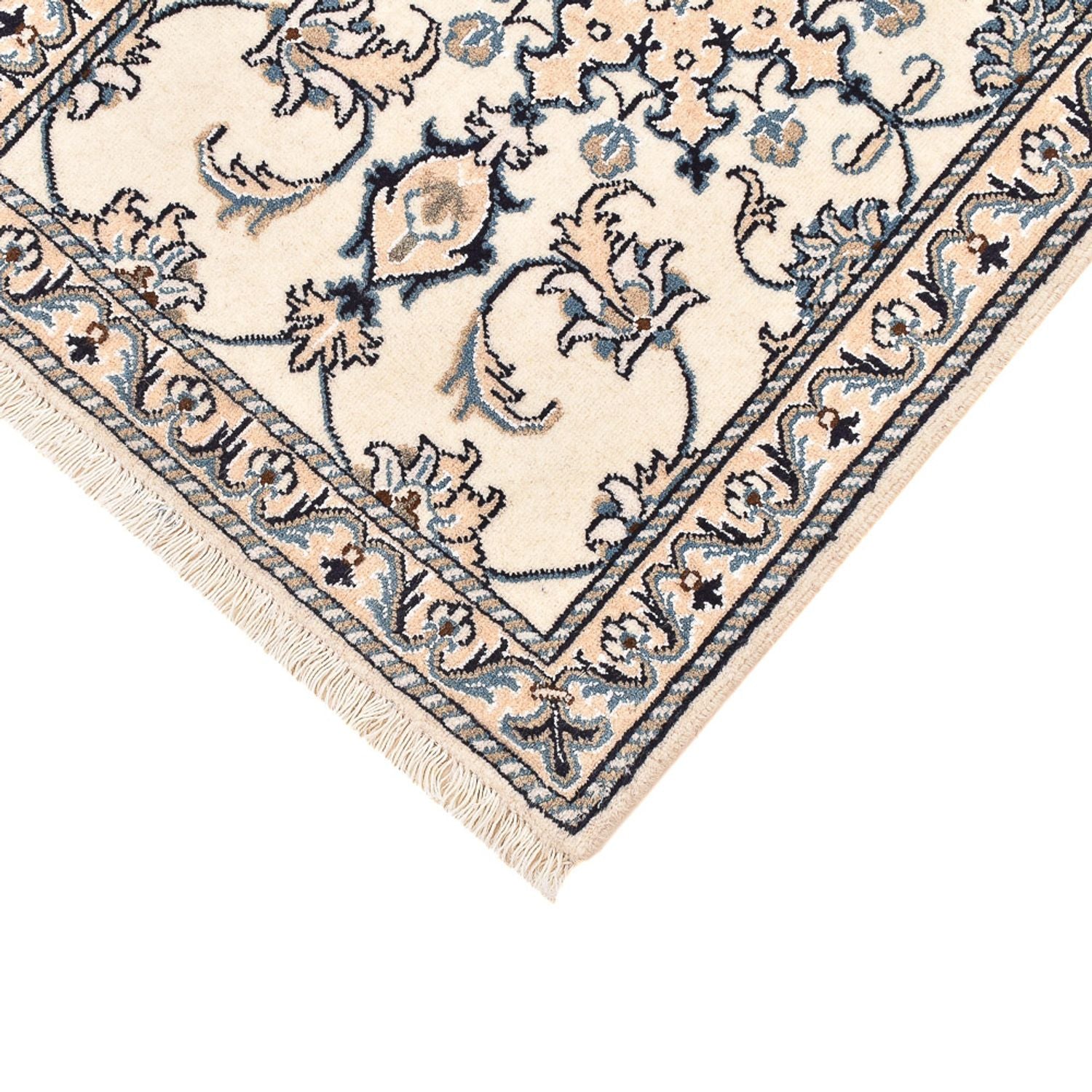 Alfombra persa - Nain - 90 x 60 cm - crema