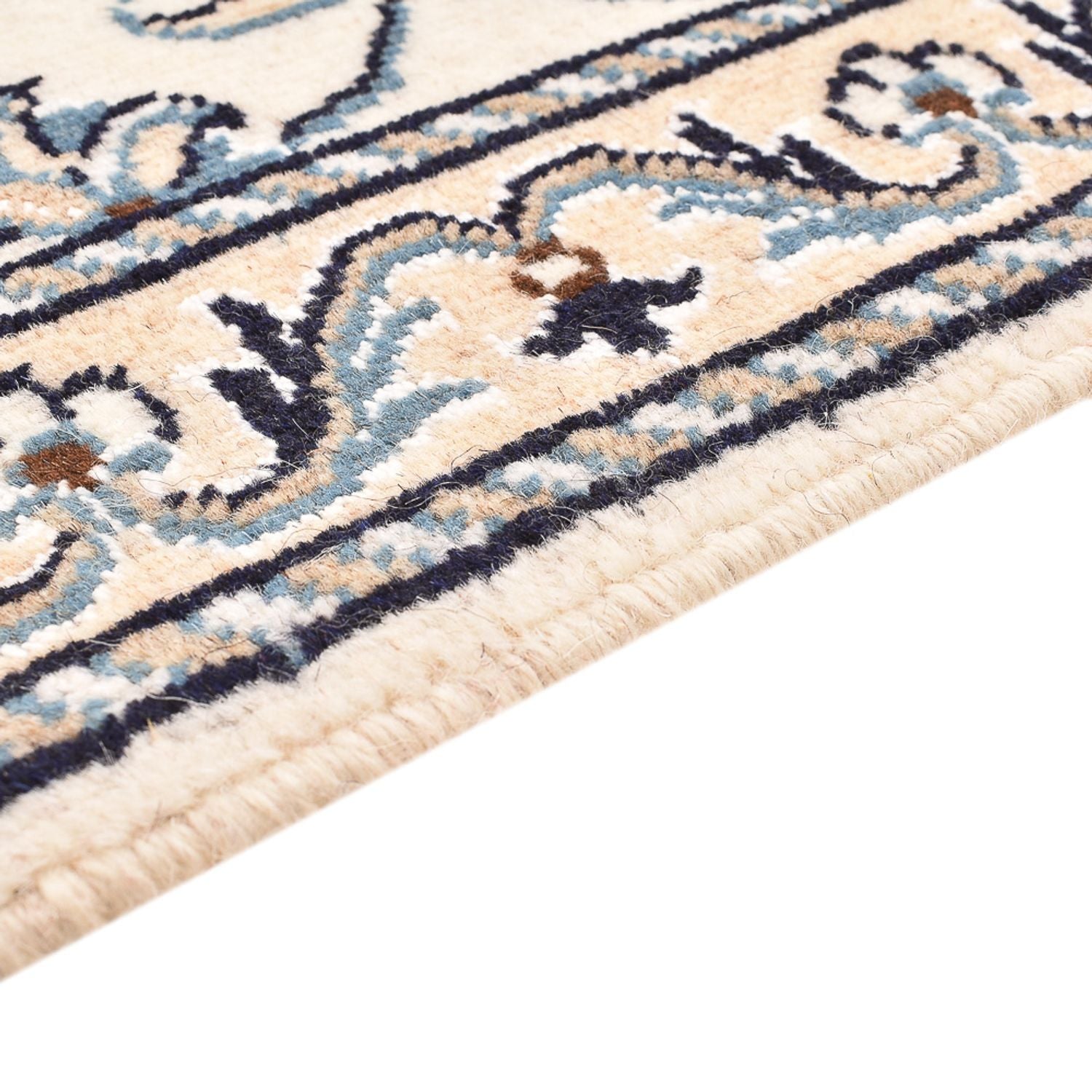 Alfombra persa - Nain - 90 x 60 cm - crema