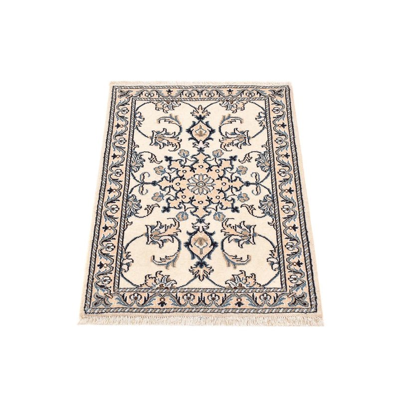Alfombra persa - Nain - 90 x 60 cm - crema