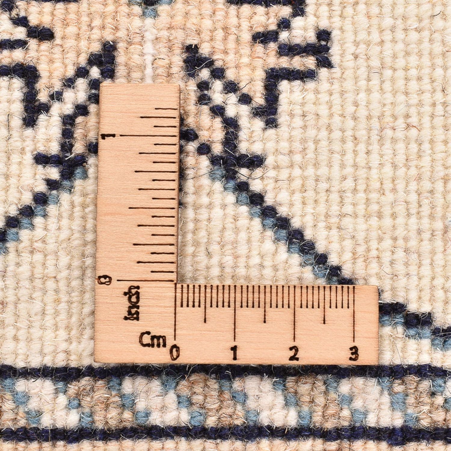 Alfombra persa - Nain - 90 x 60 cm - crema