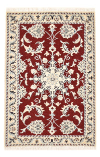 Alfombra persa - Nain - 95 x 60 cm - rojo