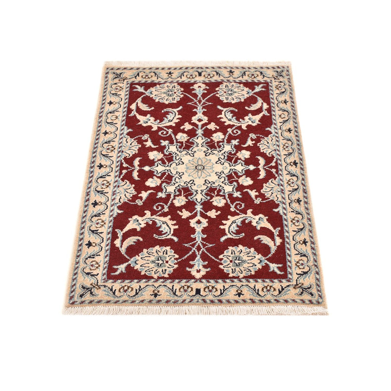 Alfombra persa - Nain - 95 x 60 cm - rojo
