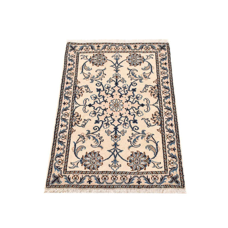 Alfombra persa - Nain - 95 x 60 cm - beige